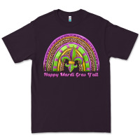 Plum happy mardi gras y'all rainbow Premium Tee - Jasminsmagicworld