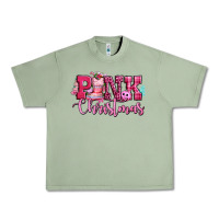 Oil Green pink christmas Urban Heavy Tee - CowGirlArtShop