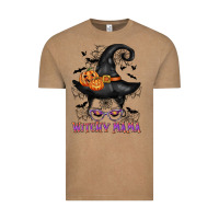 Vintage Coffee witchy mama messy bun Vintage Tee - CowGirlArtShop