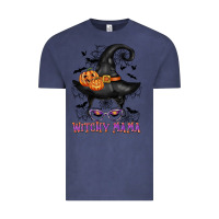 Vintage Denim witchy mama messy bun Vintage Tee - CowGirlArtShop