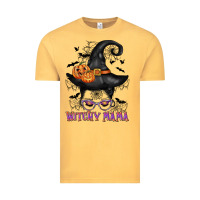 Vintage Mustard witchy mama messy bun Vintage Tee - CowGirlArtShop