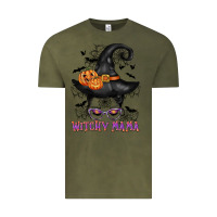 Vintage Olive witchy mama messy bun Vintage Tee - CowGirlArtShop