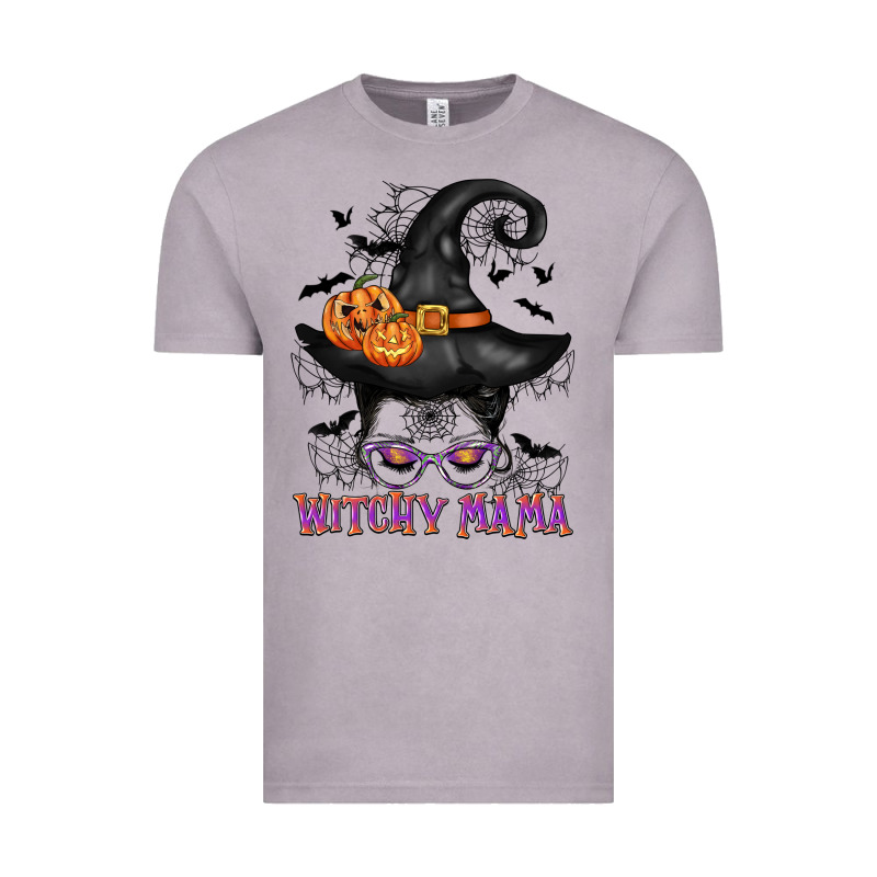 Witchy Mama Messy Bun Vintage Tee by CowGirlArtShop | Teevron