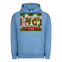 Pigment Pebble Blue christmas cocktail party Urban Hoodie - AdoDesignShop