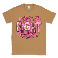 Toasted Coconut pray fight believe breast cancer Classic Tee - texasbilliewilder