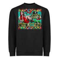 Black Just A Girl Who Loves Christmas Heavyweight Sweatshirt - CowhideDigitalArt