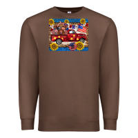 Chestnut 4th of july truck cow mousepad Premium Sweatshirt - BarkalooDesign