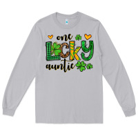 Moon Dust One lucky auntie St. Patrick's Long Sleeve Tee - OliviaCreatesArt