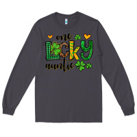 Smoke One lucky auntie St. Patrick's Long Sleeve Tee - OliviaCreatesArt