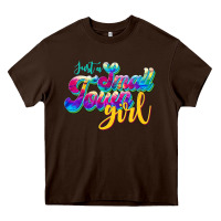 Chocolate Brown just a small town girl Heavy Core Tee - JahusDesignShop