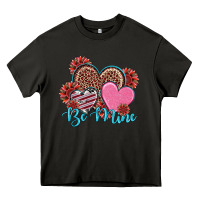 Asphalt valentine's day be mine hearts sunflower Heavy Core Tee - RanaPortraitStore