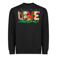 Black love Christmas Heavyweight Sweatshirt - CowhideDigitalArt