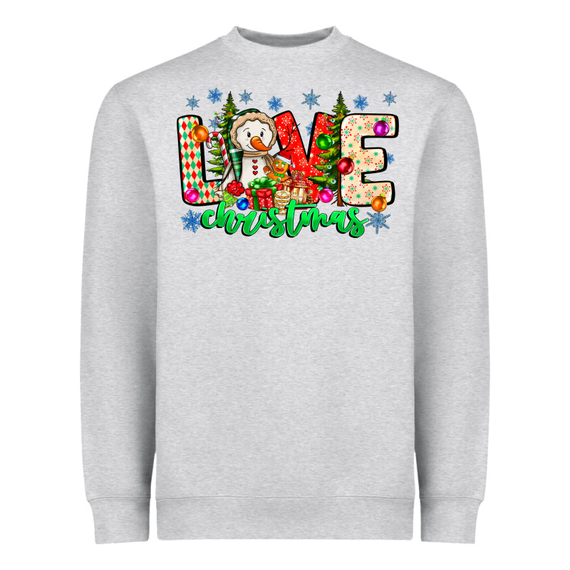 Love Christmas Heavyweight Sweatshirt by CowhideDigitalArt | Teevron