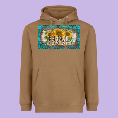 Western Mother's Day Mini  Cup Heavyweight Hoodie Designed By Barkaloodesign