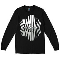Black knife t  shirt knife collection knife collector t  shirt Long Sleeve Tee - trangStudio