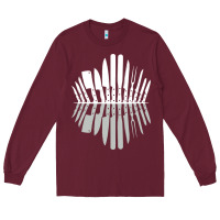 Burgundy knife t  shirt knife collection knife collector t  shirt Long Sleeve Tee - trangStudio
