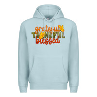 Blue Mist Fall Grateful Thankful Blessed Premium Hoodie - LillyAllenDesigns