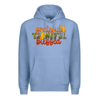 Colony Blue Fall Grateful Thankful Blessed Premium Hoodie - LillyAllenDesigns