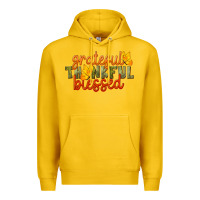 Lemon Fall Grateful Thankful Blessed Premium Hoodie - LillyAllenDesigns
