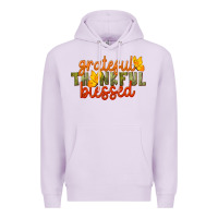 Lilac Fall Grateful Thankful Blessed Premium Hoodie - LillyAllenDesigns