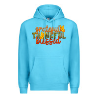 Ocean Blue Fall Grateful Thankful Blessed Premium Hoodie - LillyAllenDesigns