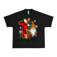 Black my first christmas gnome Urban Heavy Tee - CowGirlArtShop