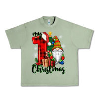 Oil Green my first christmas gnome Urban Heavy Tee - CowGirlArtShop