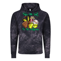Cloud Black Take me out to the ballgame Vintage Hoodie - HowdyJamesFarm