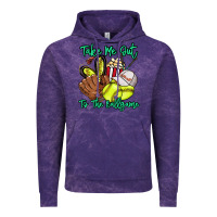 Cloud Purple Take me out to the ballgame Vintage Hoodie - HowdyJamesFarm