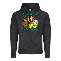 Vintage Black Take me out to the ballgame Vintage Hoodie - HowdyJamesFarm