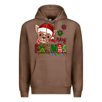 Chestnut merry pawmas christmas chihuahua Premium Hoodie - Jasminsmagicworld