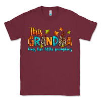 Burgundy customized this grandma loves her little pumpkins Classic Tee - texasbilliewilder