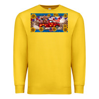 Lemon 4th of july truck cow license plate Premium Sweatshirt - BarkalooDesign