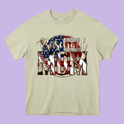 American Baseball Dad Heavy Core Tee Designed By Bettercallsaul