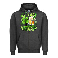 Charcoal Heather let's get shamrocked Zipper Hoodie - Artiststas