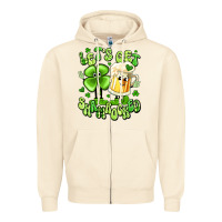 Sandshell let's get shamrocked Zipper Hoodie - Artiststas