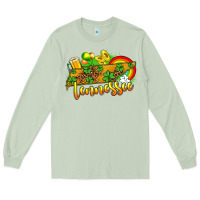 Matcha St. Patrick's Tennessee map Long Sleeve Tee - OliviaCreatesArt
