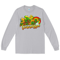 Moon Dust St. Patrick's Tennessee map Long Sleeve Tee - OliviaCreatesArt