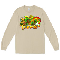 Mushroom St. Patrick's Tennessee map Long Sleeve Tee - OliviaCreatesArt