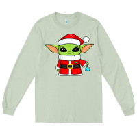 Matcha baby yoda christmas santa claus Long Sleeve Tee - trangStudio