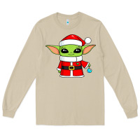 Mushroom baby yoda christmas santa claus Long Sleeve Tee - trangStudio