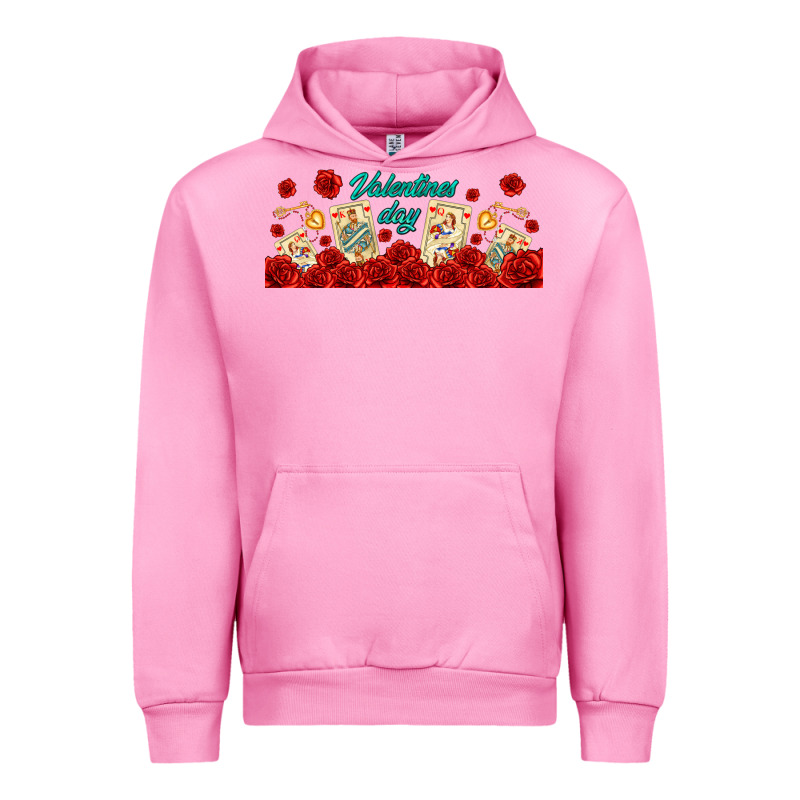 Valentines Day With Playing Cards Urban Hoodie by AdoDesignShop | Teevron