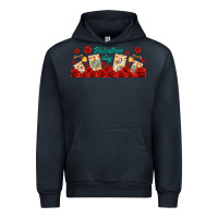 Navy valentines day with playing cards Urban Hoodie - AdoDesignShop