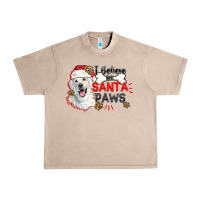 French Oak i believe in santa paws Urban Heavy Tee - CowGirlArtShop