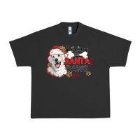 Pigment Black i believe in santa paws Urban Heavy Tee - CowGirlArtShop