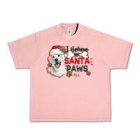 Salmon i believe in santa paws Urban Heavy Tee - CowGirlArtShop