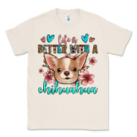Natural life is better with a chihuahua Classic Tee - Jasminsmagicworld