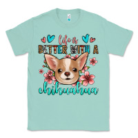 Seafoam life is better with a chihuahua Classic Tee - Jasminsmagicworld