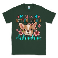 Sports Green life is better with a chihuahua Classic Tee - Jasminsmagicworld