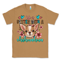 Toasted Coconut life is better with a chihuahua Classic Tee - Jasminsmagicworld